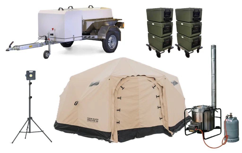 Fältköksssytem för måltidsberedskap